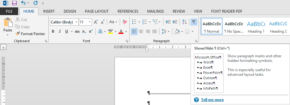Microsoft-Word-EnableDisableShowHide