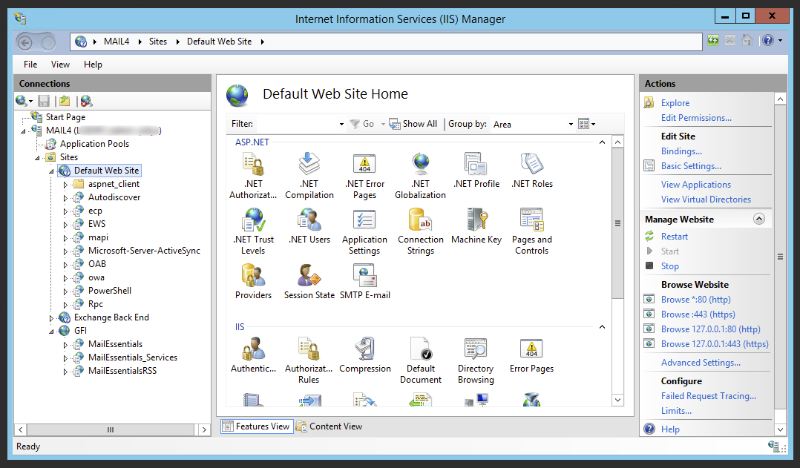 GFI IIS 6