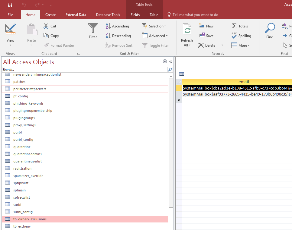 Copying config.mdb to a PC for editing in Microsoft Access