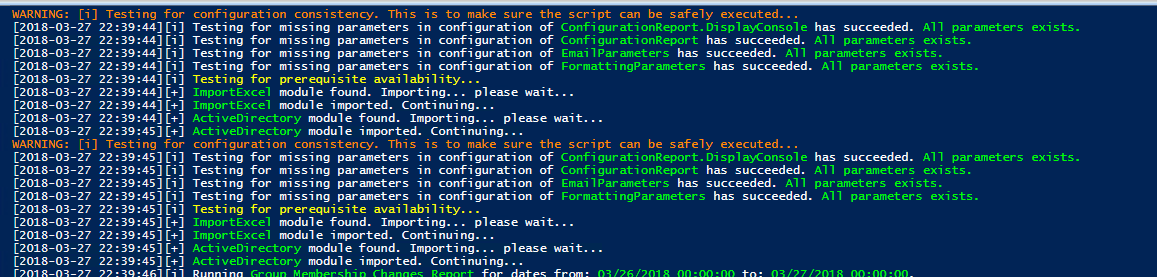 Duplicate Test-Prerequisite check shown when the old config file check is left in place