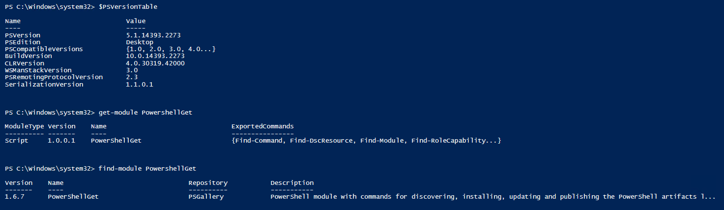 Install-Module : A parameter cannot be found that matches parameter name AllowPrerelease.