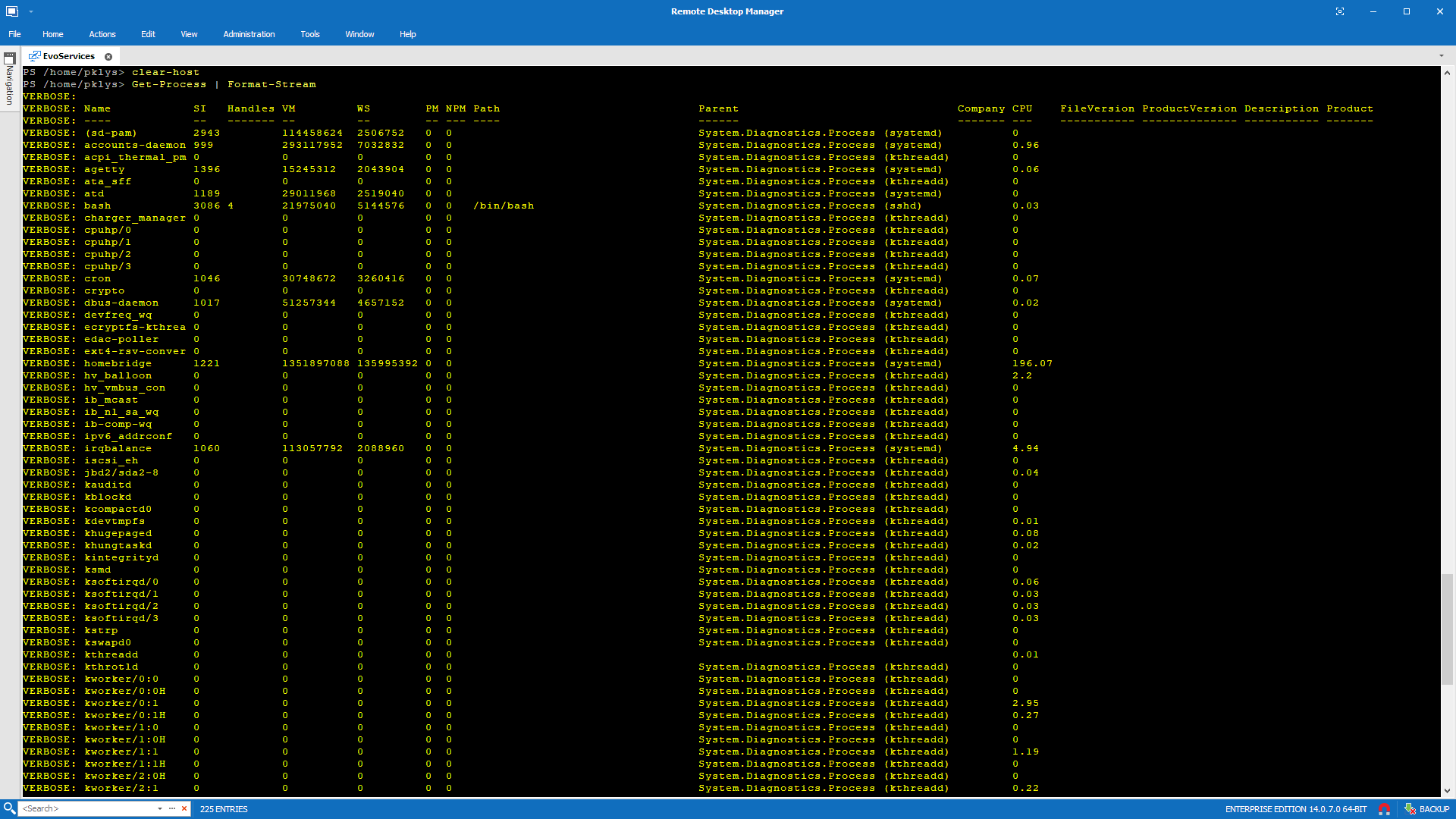 Format-Stream used as Verbose Format-Stream used as Verbose