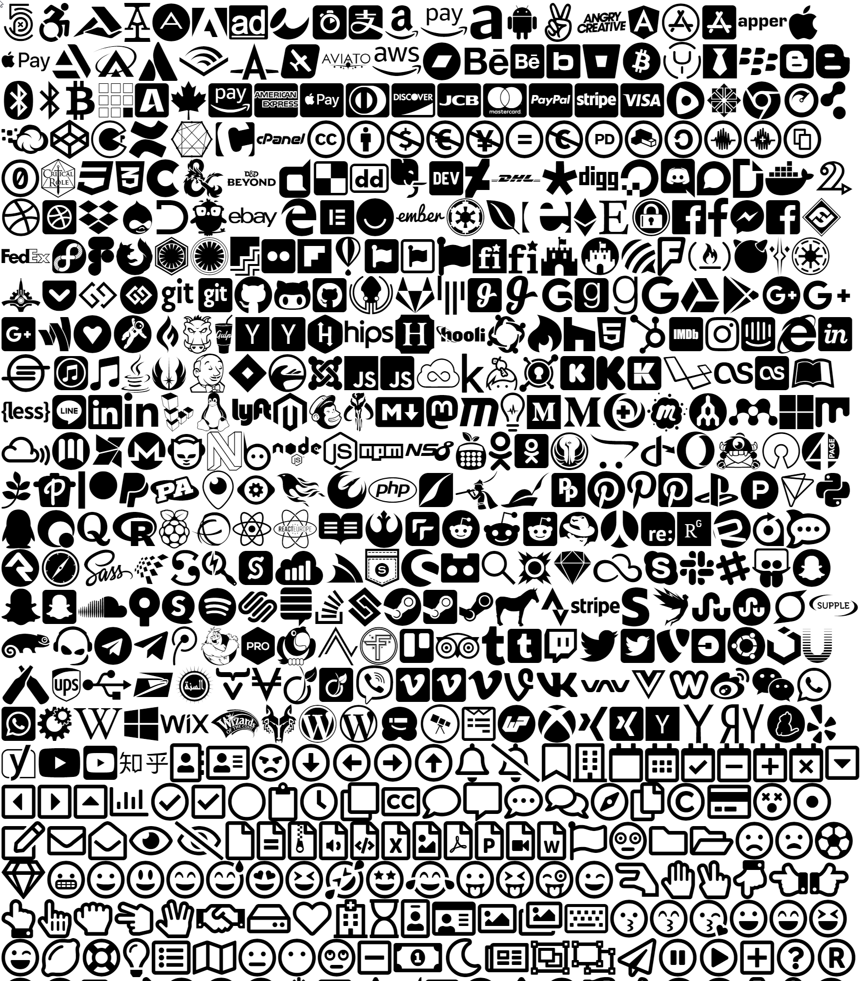 Dashimo tab icon examples using IconRegular, IconSolid, and IconBrands