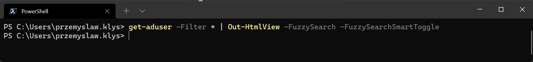Fuzzy search enabled to match a typo in the search box